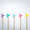 Mustard - Desktop Gum Origami Set van 20 Stuks - Gum - Multicolor