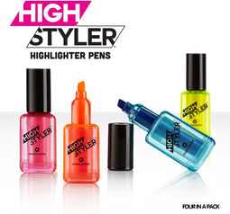 Mustard Desktop Markeerstiften - Nail Varnish - Set van 4 Stuks - Assorti