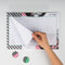 Mustard - Desktop Weekplanner 52 Paginas Cat - Vilt - Multicolor