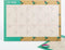 Mustard - Desktop Weekplanner 52 Paginas Origami - Vilt - Multicolor