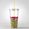 Mustard - Fun Banana Straw Cup Double Wall Tumbler with Straw
