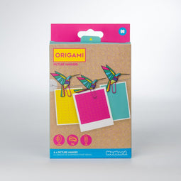 Mustard - Fun Decoratie Fotoclips Origami Set van 6 Stuks - Kunststof - Multicolor