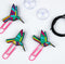 Mustard - Fun Decoratie Fotoclips Origami Set van 6 Stuks - Kunststof - Multicolor