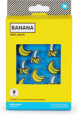 Mustard - Fun Decoration Banana Fairy Lights Battery operated fairy lights (15 lights)