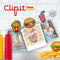 Mustard Funny Fotoclips - ClipIt Fast Food - Set van 6 Stuks - Assorti