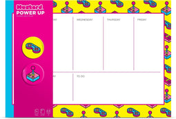 Mustard - Power Up Week Planner Set van 52 Stuks - Kunststof - Multicolor