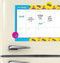 Mustard - Power Up Week Planner Set van 52 Stuks - Kunststof - Multicolor