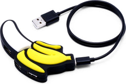 Mustard - Tech USB Verdeler Banana - Kunststof - Geel