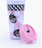 Mustard - To Go Drinking Bottle with Straw Cat