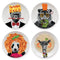 Mustard Wild Dining Dinerbord - Ø 23 cm - Giraffe