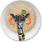 Mustard Wild Dining Dinerbord - Ø 23 cm - Giraffe