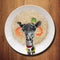 Mustard Wild Dining Dinerbord - Ø 23 cm - Giraffe