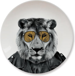 Mustard Wild Dining Dinerbord - Ø 23 cm - Leeuw