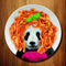 Mustard Wild Dining Dinerbord - Ø 23 cm - Panda