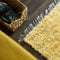 Mustard Woven Sheepskin Rug