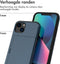 imoshion Hoesje Geschikt voor iPhone 13 Hoesje - Ruimte voor 2 pasjes - imoshion Backcover met pasjeshouder - Donkerblauw