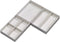 Pas - Inzetbak 30x122x168mm 2 vaks | 8 stuks