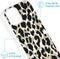 iMoshion Hoesje Geschikt voor iPhone 13 Hoesje Siliconen - iMoshion Design hoesje - Goud / Zwart / Golden Leopard