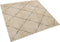 MUTKI - Laagpolig vloerkleed - Beige - 200 x 200 cm - Polyester