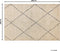 MUTKI - Laagpolig vloerkleed - Beige - 200 x 300 cm - Polyester