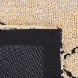 MUTKI - Laagpolig vloerkleed - Beige - 80 x 150 cm - Polyester