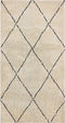 MUTKI - Laagpolig vloerkleed - Beige - 80 x 150 cm - Polyester