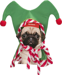 Muts elf voor honden - Rood Groen - 35 X 2 X H35 CM - TEXTIEL