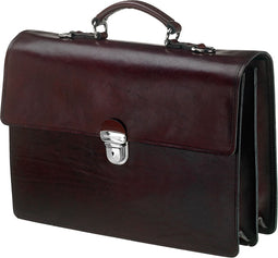 Mutsaers® Leren Aktetas - The Jones - Laptoptas - Donkerbruin