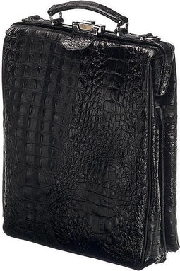 Mutsaers® Leren Rugtas - On The Bag - Rugzak - Zwart Croco