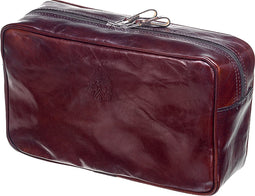 Mutsaers® Leren Toilettas - Donkerbruin