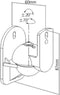 Muurbeugel Voor Luidspreker (1 Paar)