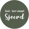 Muurcirkel kids ssst hier slaapt olijfgroen 30 cm / Forex