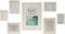 Muurfotlijst DKD Home Decor 32,5 x 1,5 x 45 cm Kristal Natuurlijk Groen Hout MDF Scandinavisch