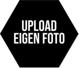 Muurhexagon eigen design Forex / 18 x 15 cm