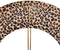Muurklok 48 x 3,5 x 48 cm Synthetisch materiaal Metaal Luipaard