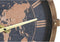 Muurklok DKD Home Decor 42 x 8,5 x 54 cm Kristal Zilverkleurig Gouden Ijzer Wereldkaart (2 Stuks)