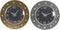 Muurklok DKD Home Decor 48,5 x 6 x 48,5 cm Kristal Zilverkleurig Zwart Gouden Ijzer (2 Stuks)