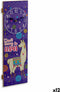 Muurklok Lama 2,5 x 60 x 20 cm (12 Stuks)