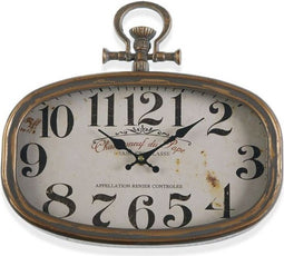 Muurklok Versa Chateau Metaal (35 x 6 x 32,5 cm)