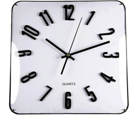 Muurklok Versa Kristal (31 x 5,5 x 31 cm)