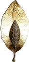 Muurlamp DKD Home Decor 21 x 10 x 46 cm Aluminium Brons 220 V 50 W Blad van een plant
