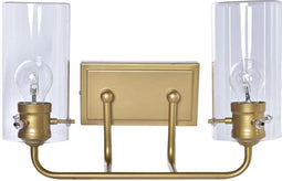 Muurlamp DKD Home Decor Kristal Gouden Metaal 220 V 50 W (41 x 17 x 24 cm)