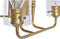 Muurlamp DKD Home Decor Kristal Gouden Metaal 220 V 50 W (41 x 17 x 24 cm)