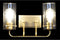 Muurlamp DKD Home Decor Kristal Gouden Metaal 220 V 50 W (41 x 17 x 24 cm)