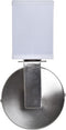 Muurlamp DKD Home Decor Ziverachtig Metaal Polyester Wit 220 V 40 W (12 x 10 x 22 cm)