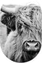 Muurovaal cow L - 140 x 85 cm