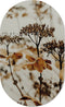 Muurovaal droogbloem L - 140 x 85 cm