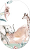 Muurovaal kids jungle S - 60 x 37 cm