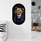 Muurovaal lion face M - 90 x 55 cm