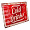 Muurplaat Alexandra House Living Cold Drink Ijzer 59 x 1 x 40 cm